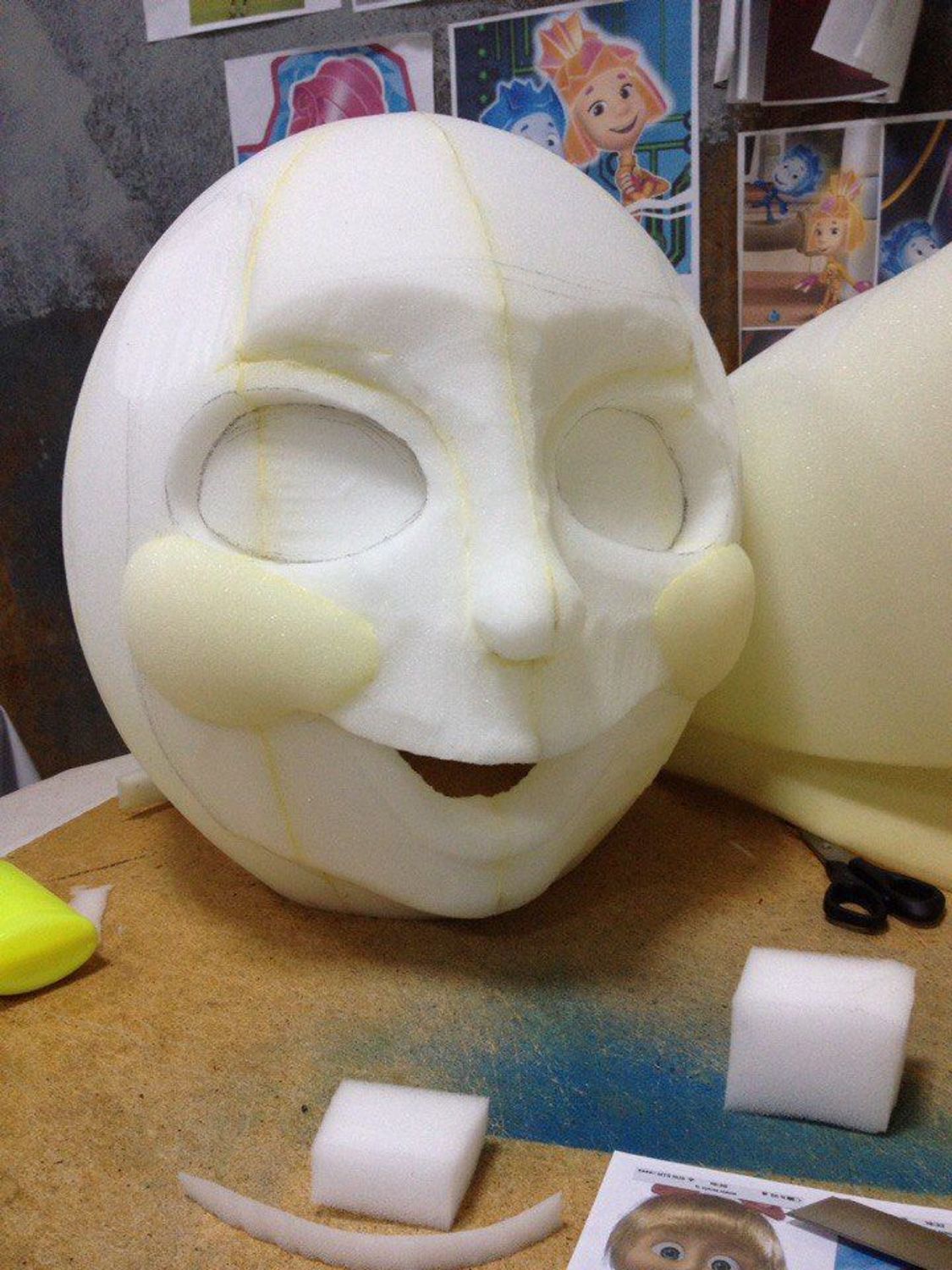 Мастер класс ростовой куклы. Ростовые куклы из поролона. Мастер класс ростовой куклы. Голова из поролона. Мастер класс ростовой куклы.