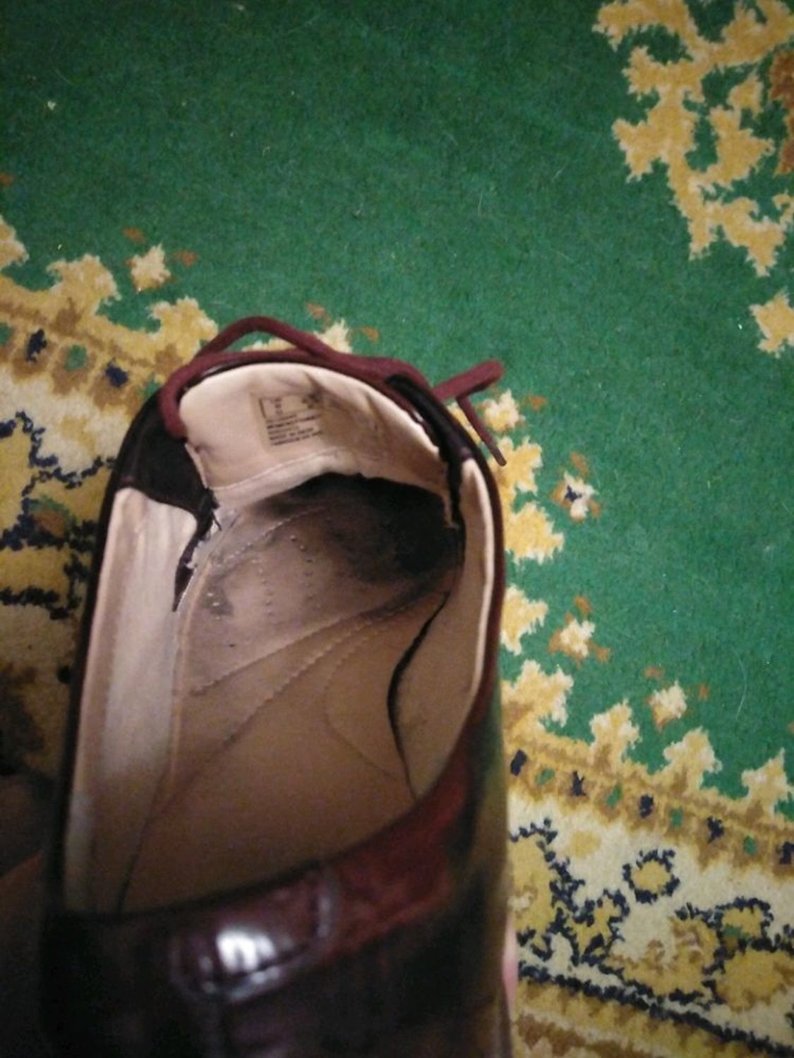 Фото №2 к отзыву покупателя Инна о товаре Винтаж: 39,5 Clarks, натуральная кожа, лоферы бордо