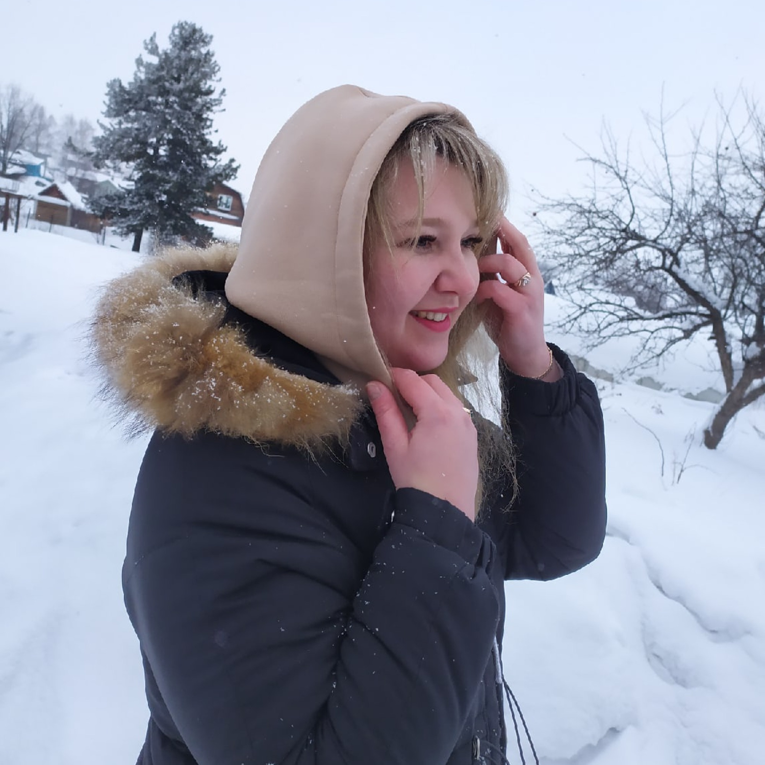 Фото №1 к отзыву покупателя Beresta43 о товаре Капюшон - капор из футера с начесом
