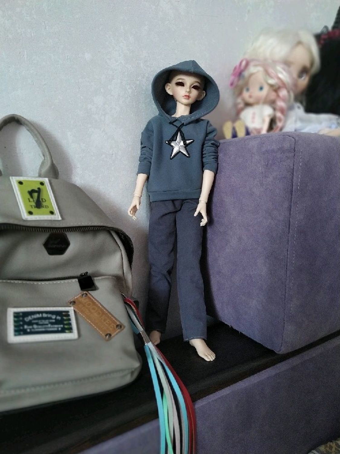 Photo №3 к отзыву покупателя Lina о товаре Набор кукольной одежды. 2 кофточки, юбка и штанишки