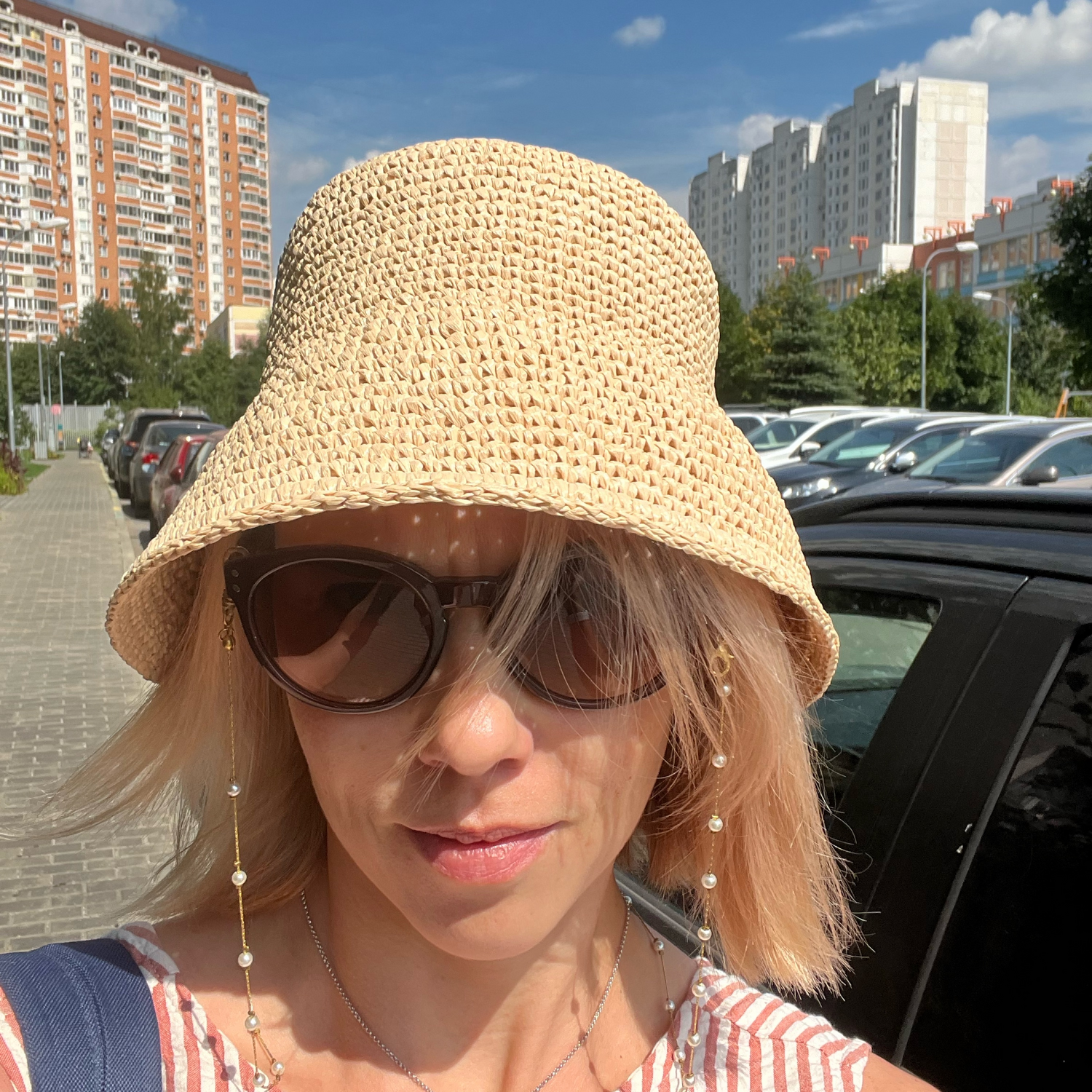 Photo №2 к отзыву покупателя Evgeniya Yureva о товаре Сумка и панама из рафии.