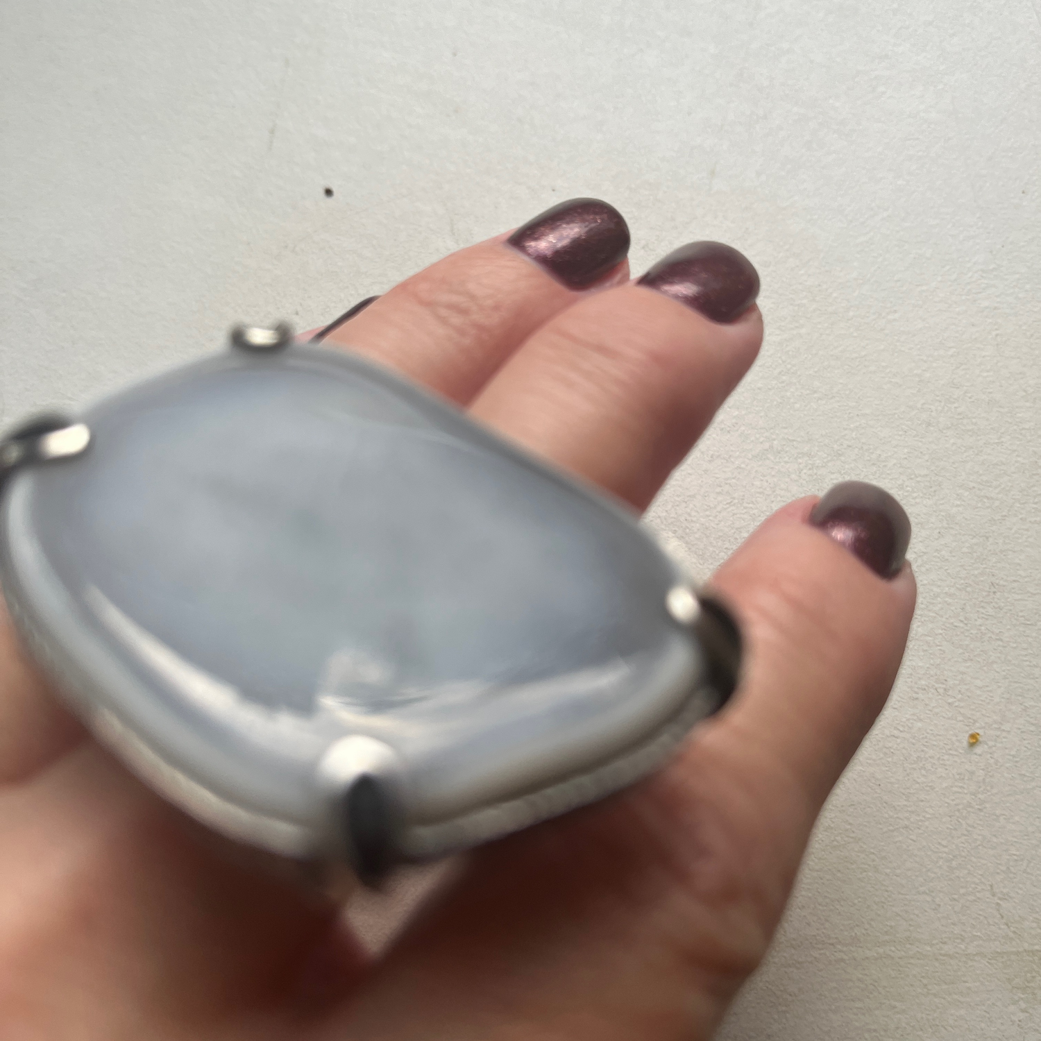 Photo №2 к отзыву покупателя  Larisa о товаре Резерв. Кольцо серебро. Серебряное кольцо. Кольцо с агатом.