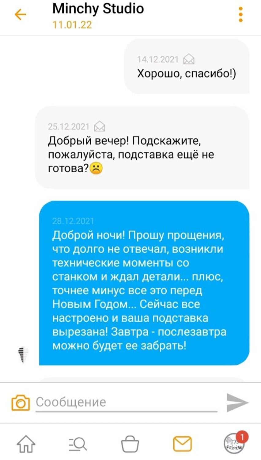 Photo №2 к отзыву покупателя ArtCeraNica о товаре Подставка для украшений в виде кота