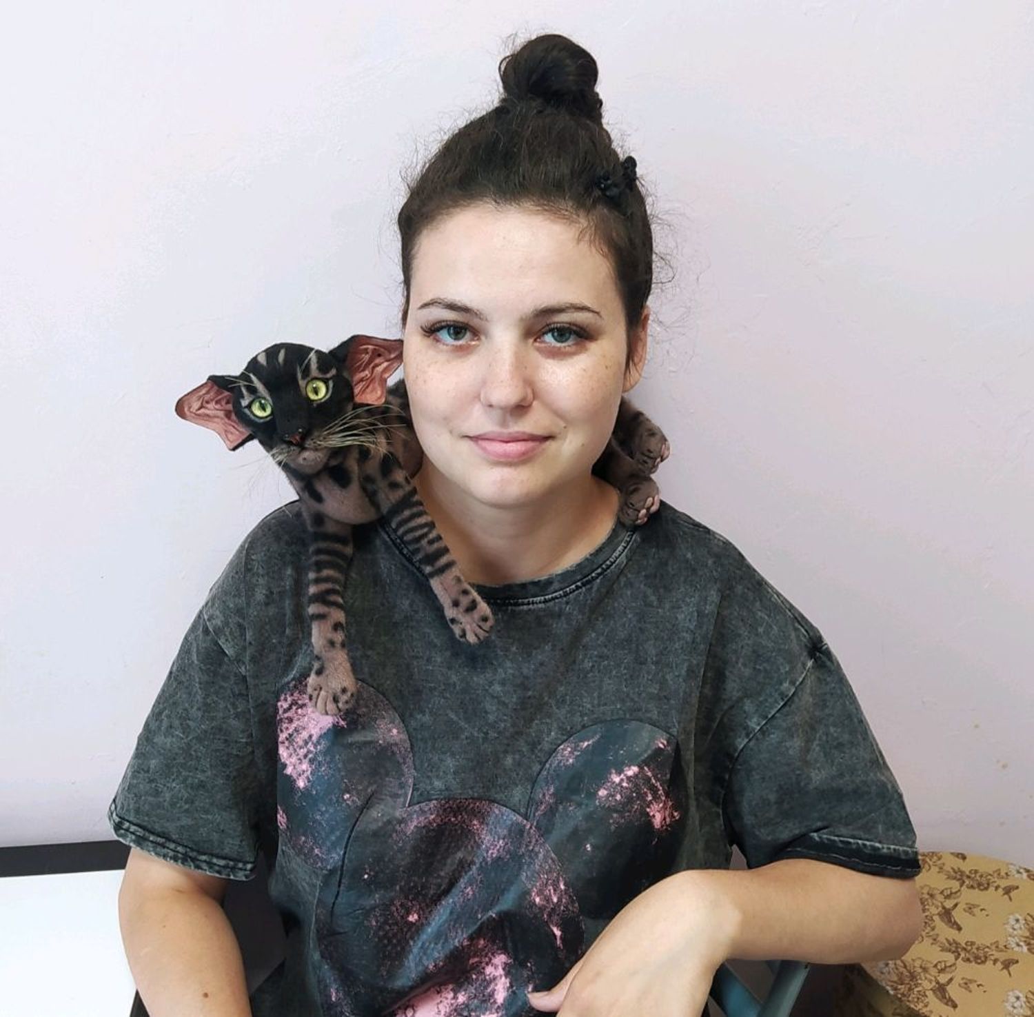Photo №3 к отзыву покупателя Olesya о товаре Ориентальный кот Ночь