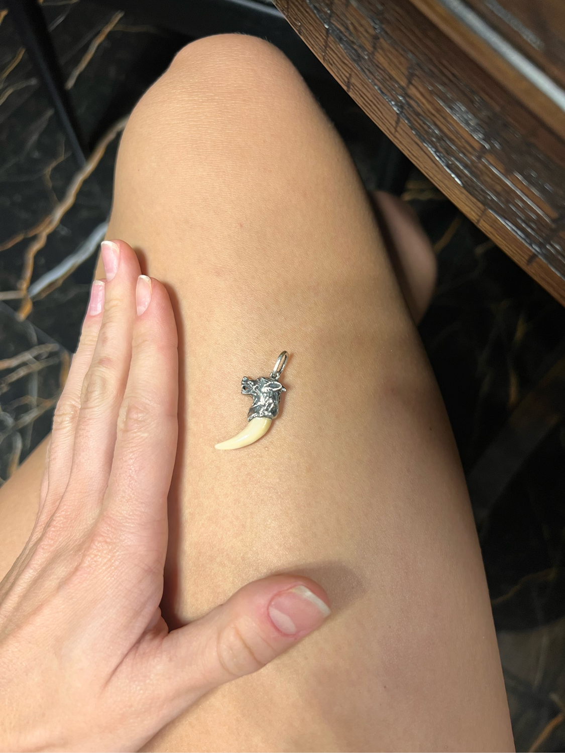 Photo №1 к отзыву покупателя oasisjewelry о товаре Подвеска "Волк"