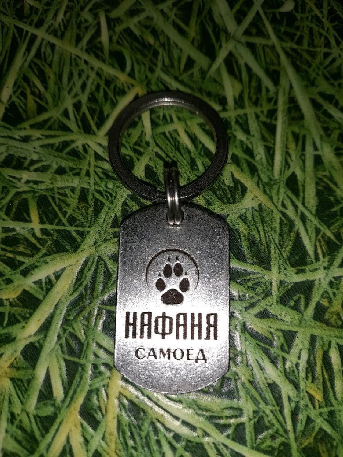 Фото №3 к отзыву покупателя Сугурова Ольга о товаре Адресник для кота с глубокой гравировкой и еще 1 товар