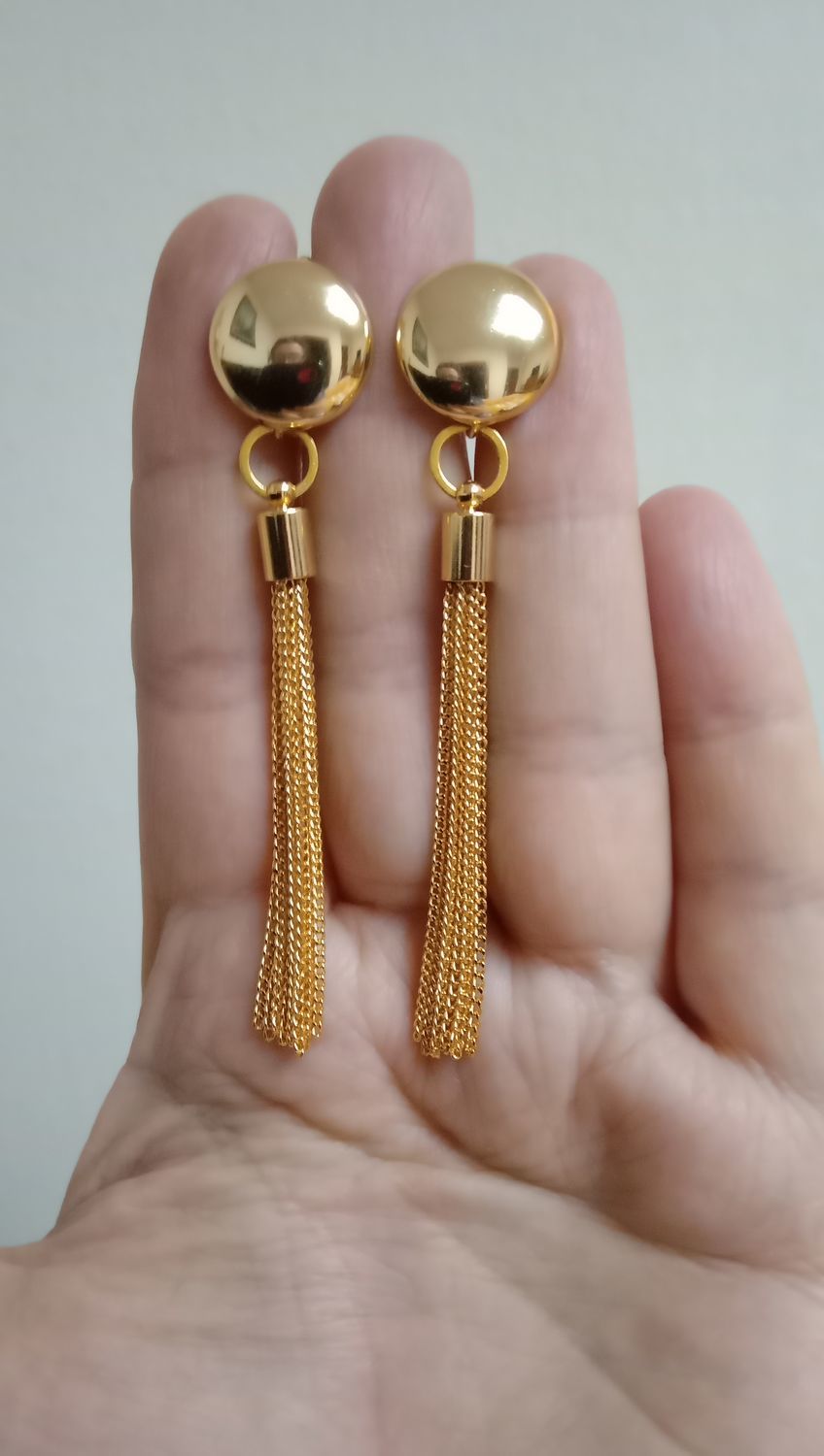 Photo №1 к отзыву покупателя Tatyana Larina о товаре Кисточка подвеска gold-plated 55 мм