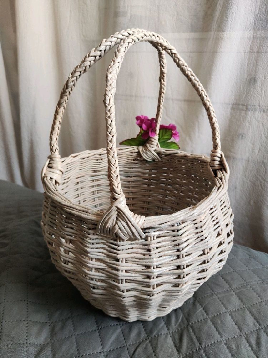 Photo №1 к отзыву покупателя ArigatouShop (Anna Ogurtsova) о товаре Корзина плетеная
