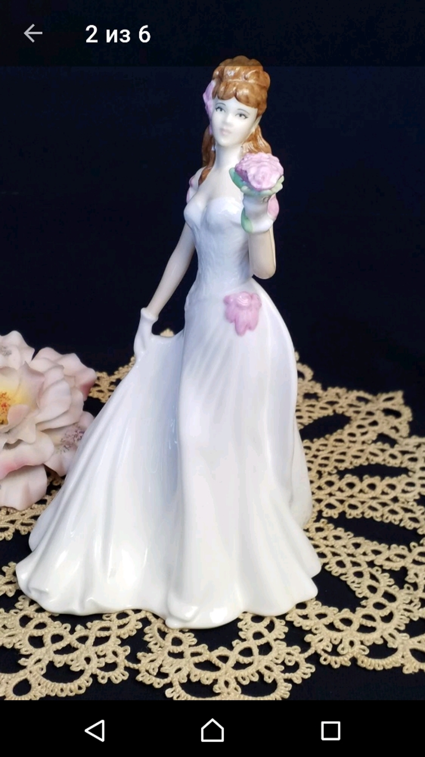 Фото №1 к отзыву покупателя Юлия о товаре Винтаж: Коллекционная СТАТУЭТКА  Royal Worcester Англия