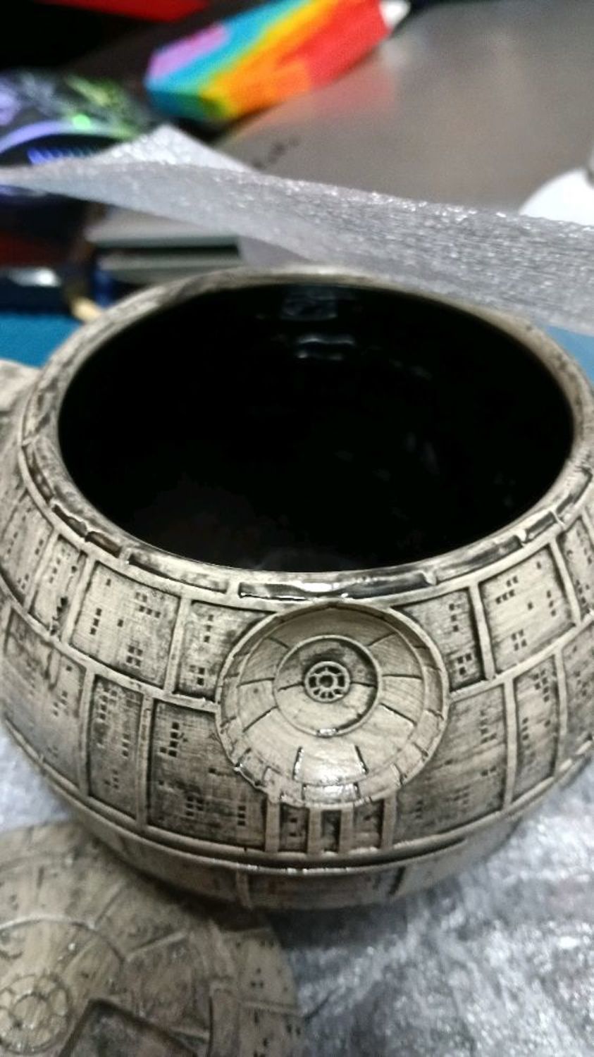 Фото №4 к отзыву покупателя Оксана о товаре Кружка Звезда смерти/ Death star mug| Star Wars и еще 1 товар
