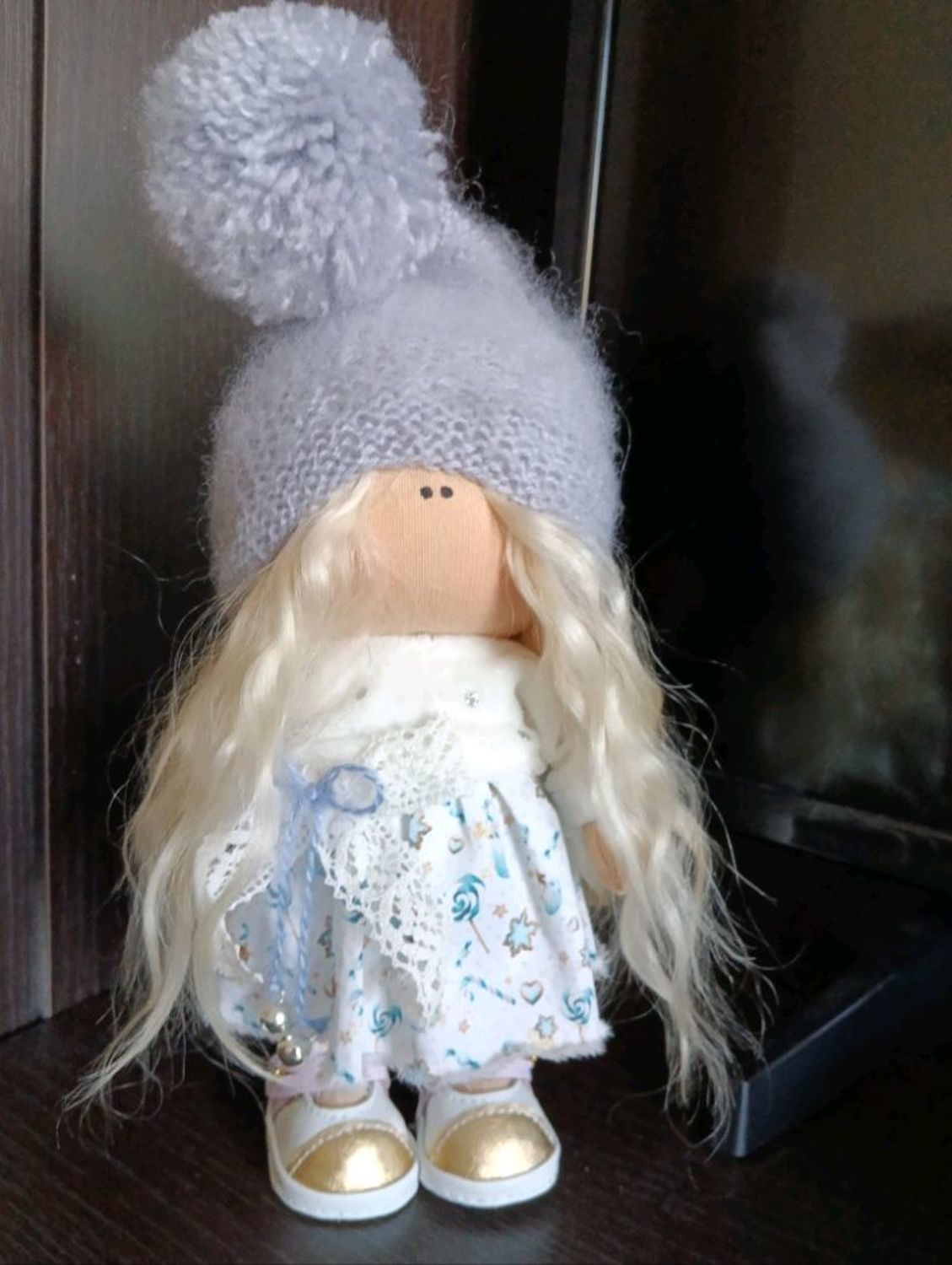 Photo №1 к отзыву покупателя Anna о товаре Кукла текстильная, интерьерная. Ручная работа.