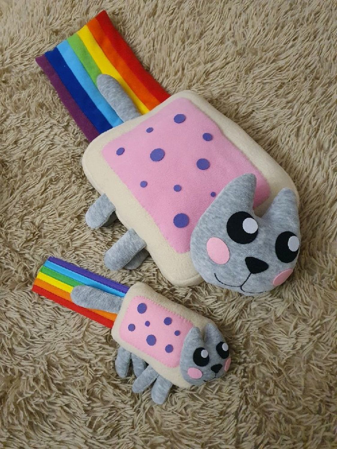 Фото №1 к отзыву покупателя Клавдия Маханькова о товаре Нянкэт игрушка, Nyan cat мягкая игрушка и еще 1 товар