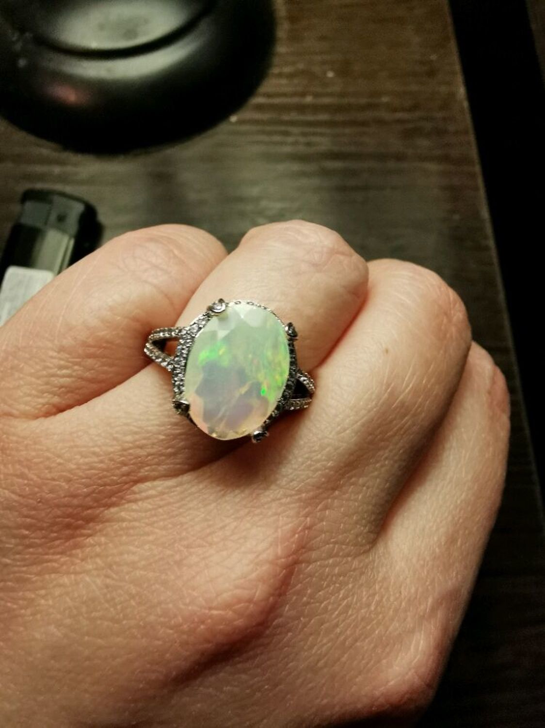Фото №2 к отзыву покупателя Юлия о товаре “Mexx “ кольцо с опалом Эфиопии