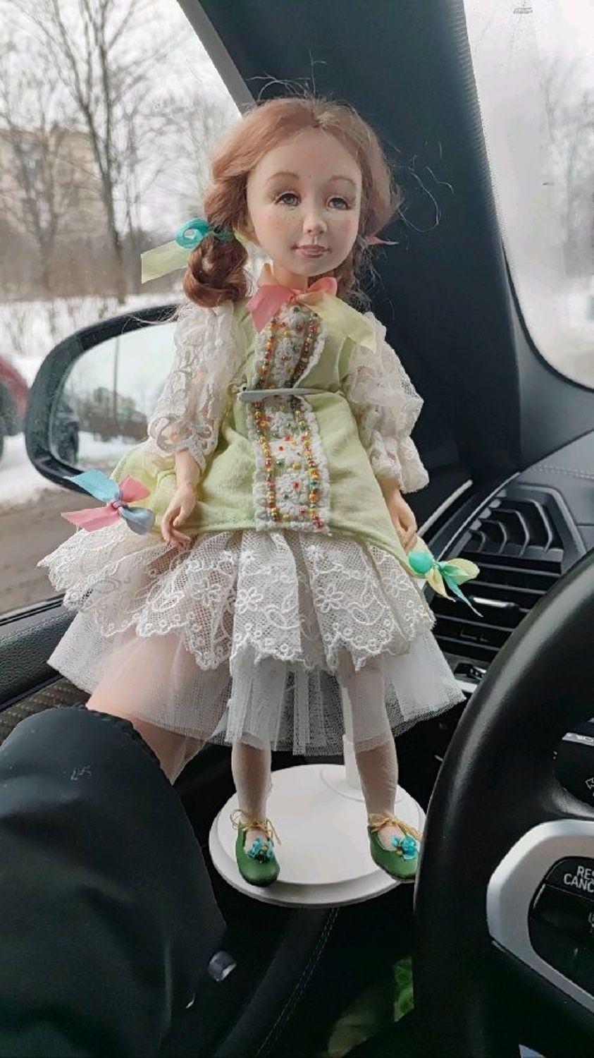 Photo №1 к отзыву покупателя Yuliya Zheleznova о товаре Интерьерная кукла Даринка