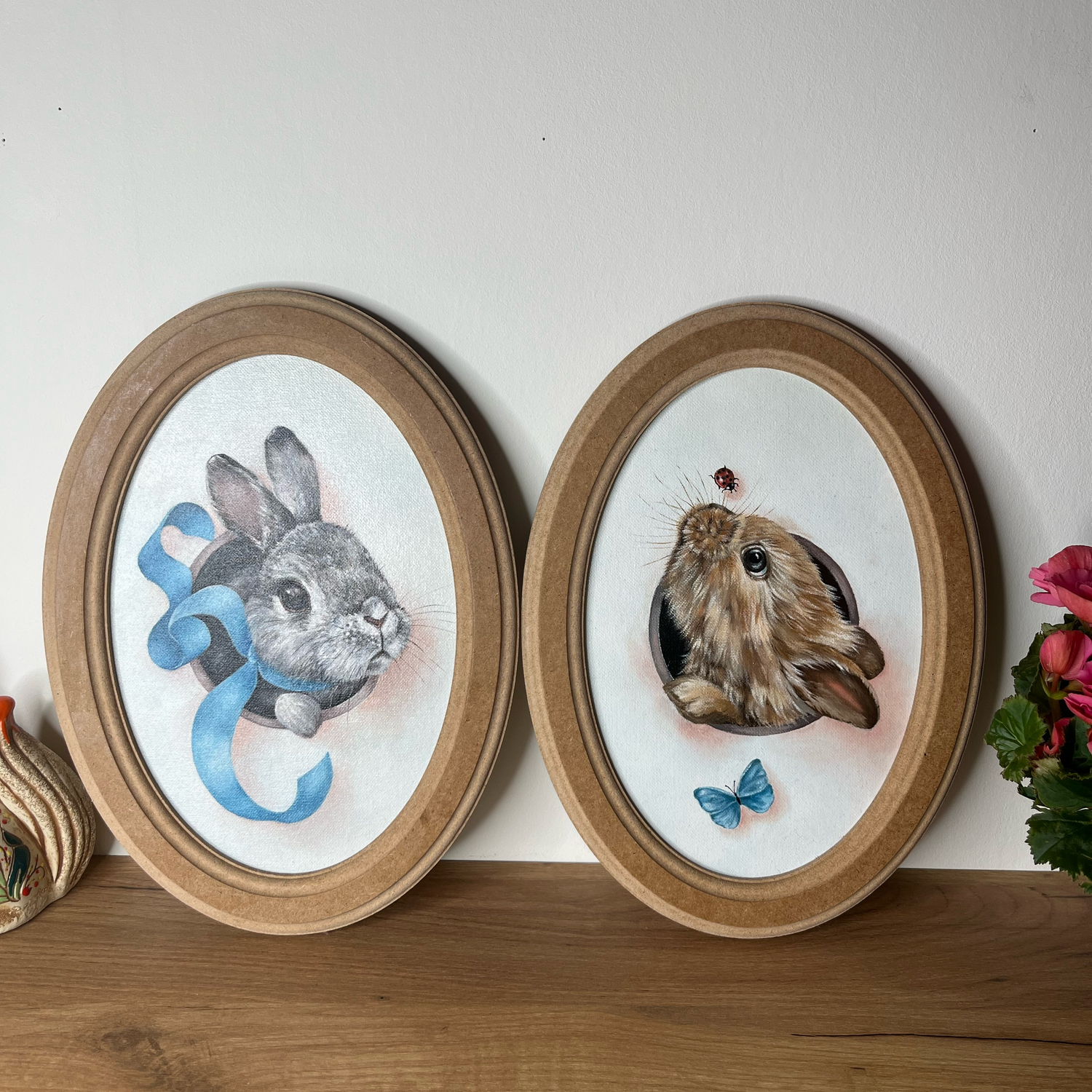 Фото №1 к отзыву покупателя Вадим о товаре Две Картины: милые кролики