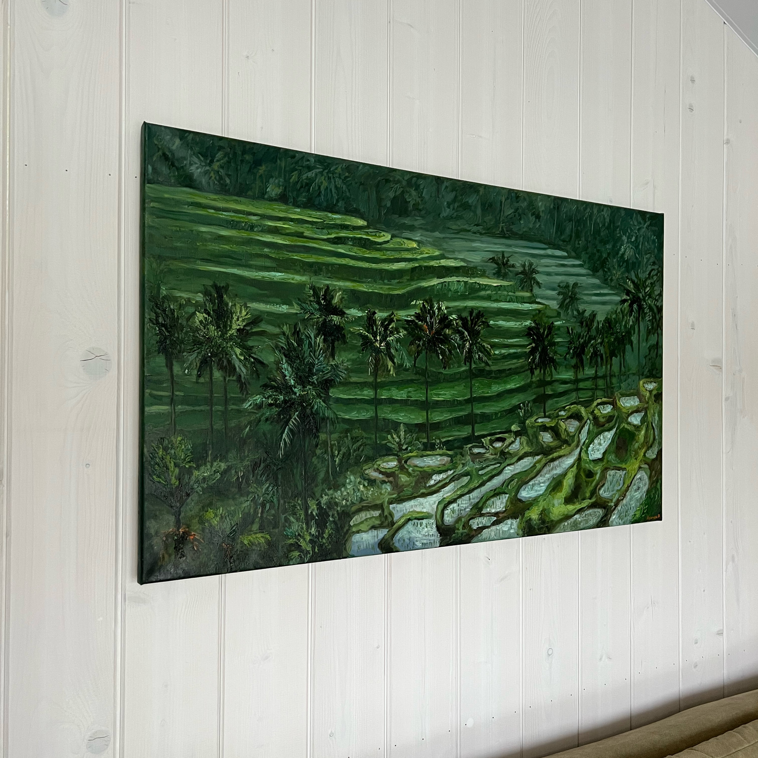 Фото №1 к отзыву покупателя Kooki design о товаре Картина на заказ Бали 70х100 см масло на холсте