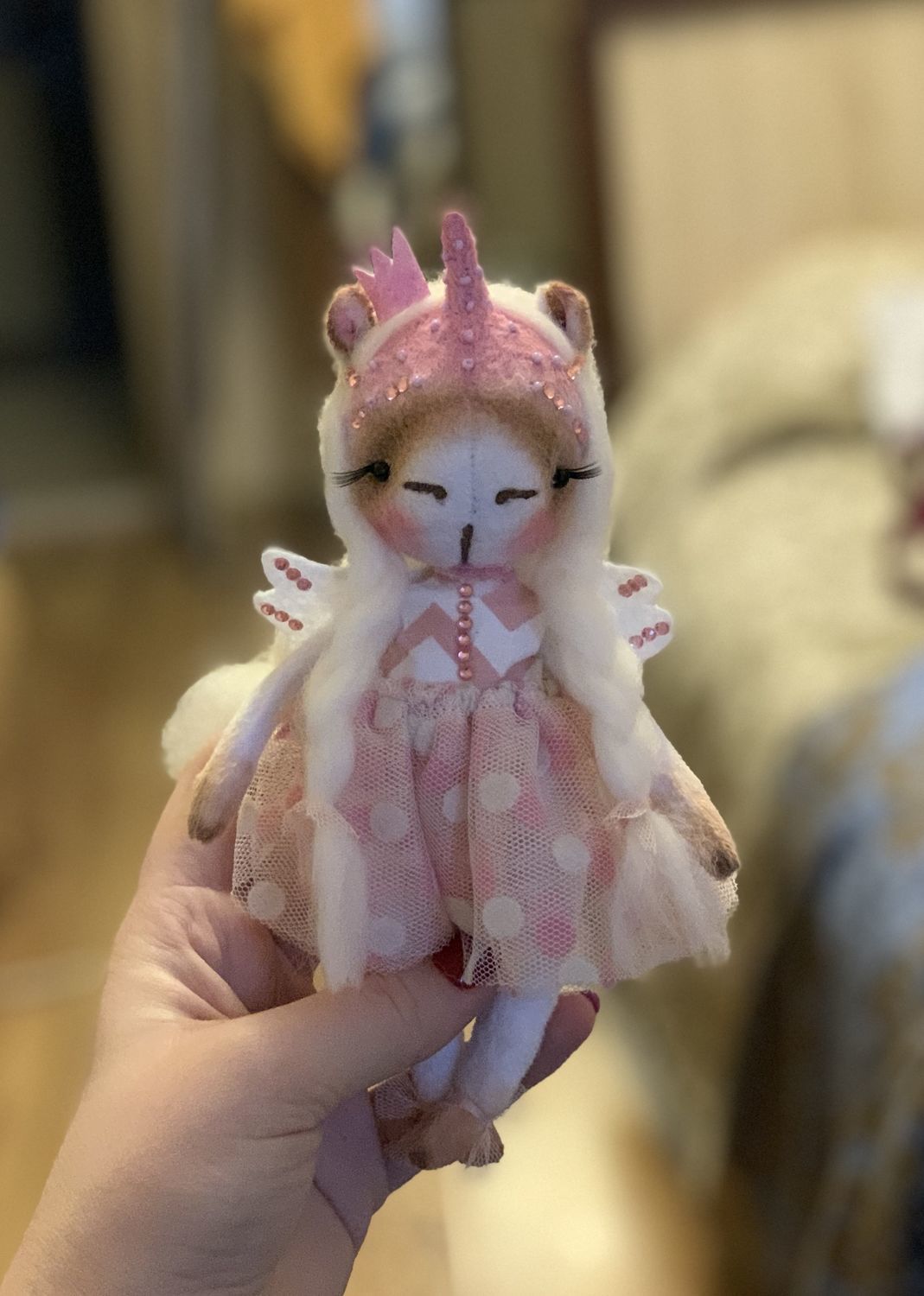 Фото №1 к отзыву покупателя Nastia Crochet Toys о товаре АКЦИЯ"Queen Unicorn" Princess Bubble Unicorn