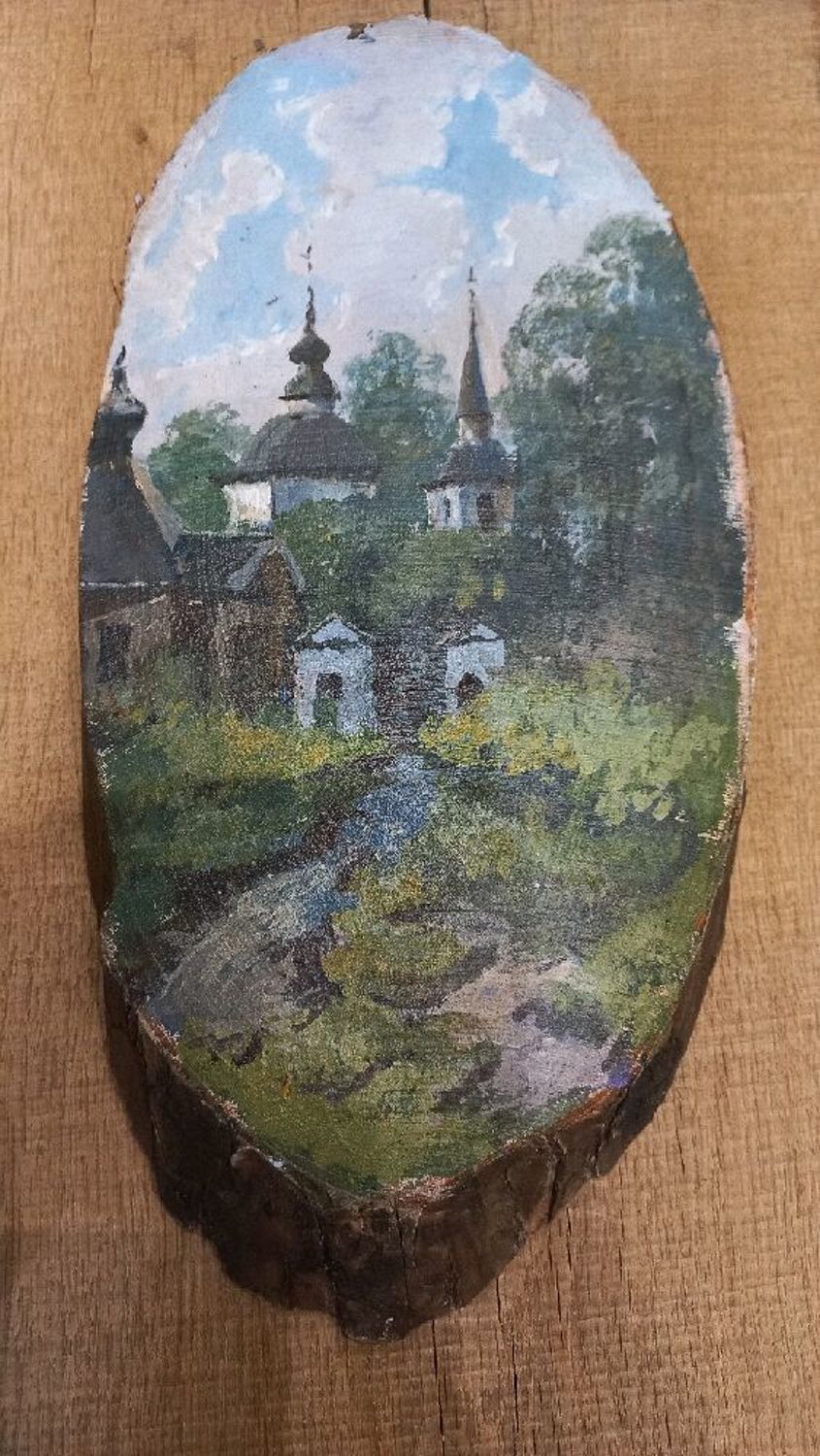 Photo №1 к отзыву покупателя olya о товаре Картины: " деревенская церковь"