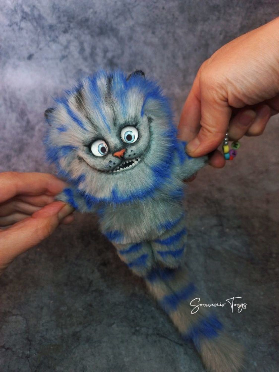 Фото №2 к отзыву покупателя Оля Абашева (souvenir-toys) о товаре Эко-мех норка 18 мм - серо-голубая