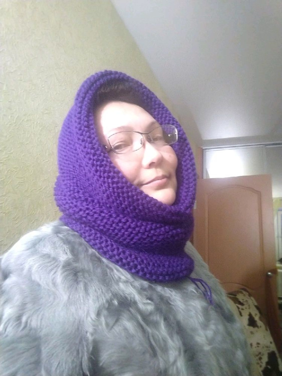 Фото №1 к отзыву покупателя Margarita Chaunina о товаре Снуд-шарф "Гладиолус" (полушерсть)
