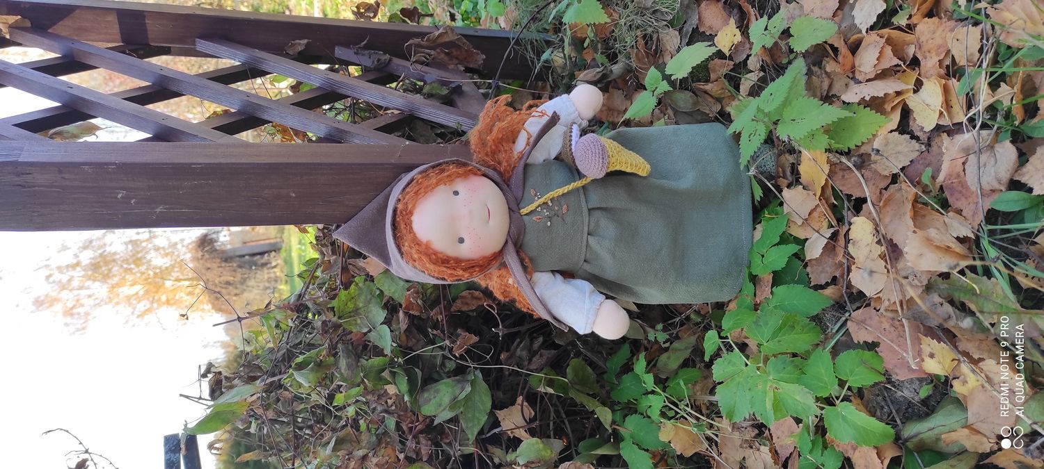 Фото №1 к отзыву покупателя Мария о товаре Вальдорфская кукла «Полли»
