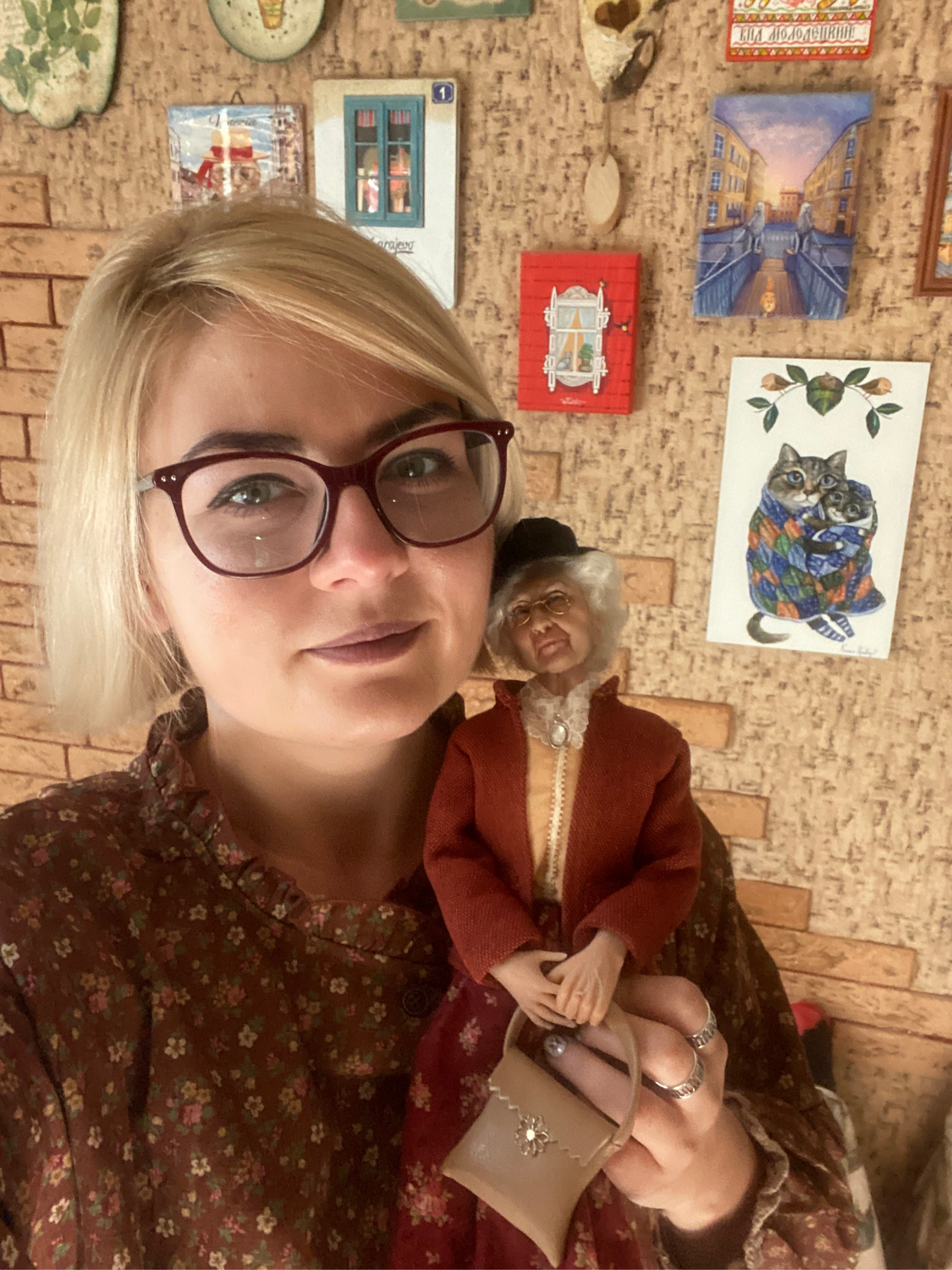Photo №1 к отзыву покупателя Valeriya Morina о товаре Портретная кукла: Мисс Марпл