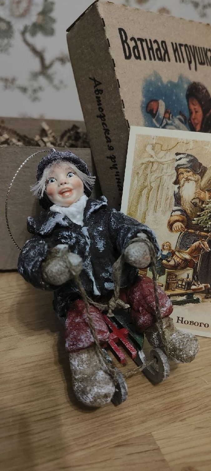 Photo №1 к отзыву покупателя Svetlana о товаре Ватная игрушка дети СССР Алёнка