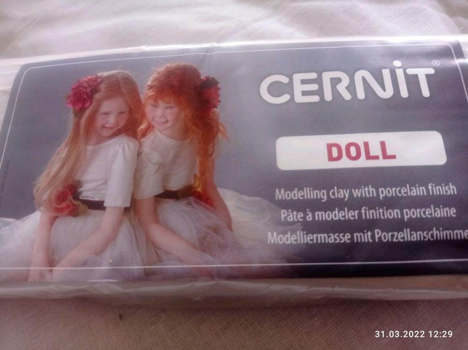 Фото №1 к отзыву покупателя Агафонова Светлана о товаре Cernit DOLL запекаемая масса для лепки кукол 500 гр, цвет бисквит