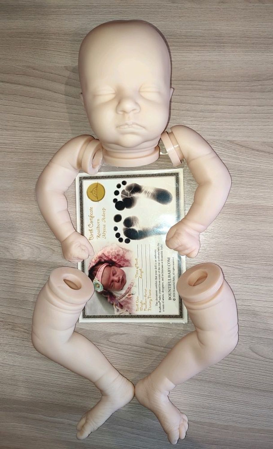 Фото №3 к отзыву покупателя Мастерская у Светланы о товаре Молд реборн Realborn Alyssa и еще 1 товар