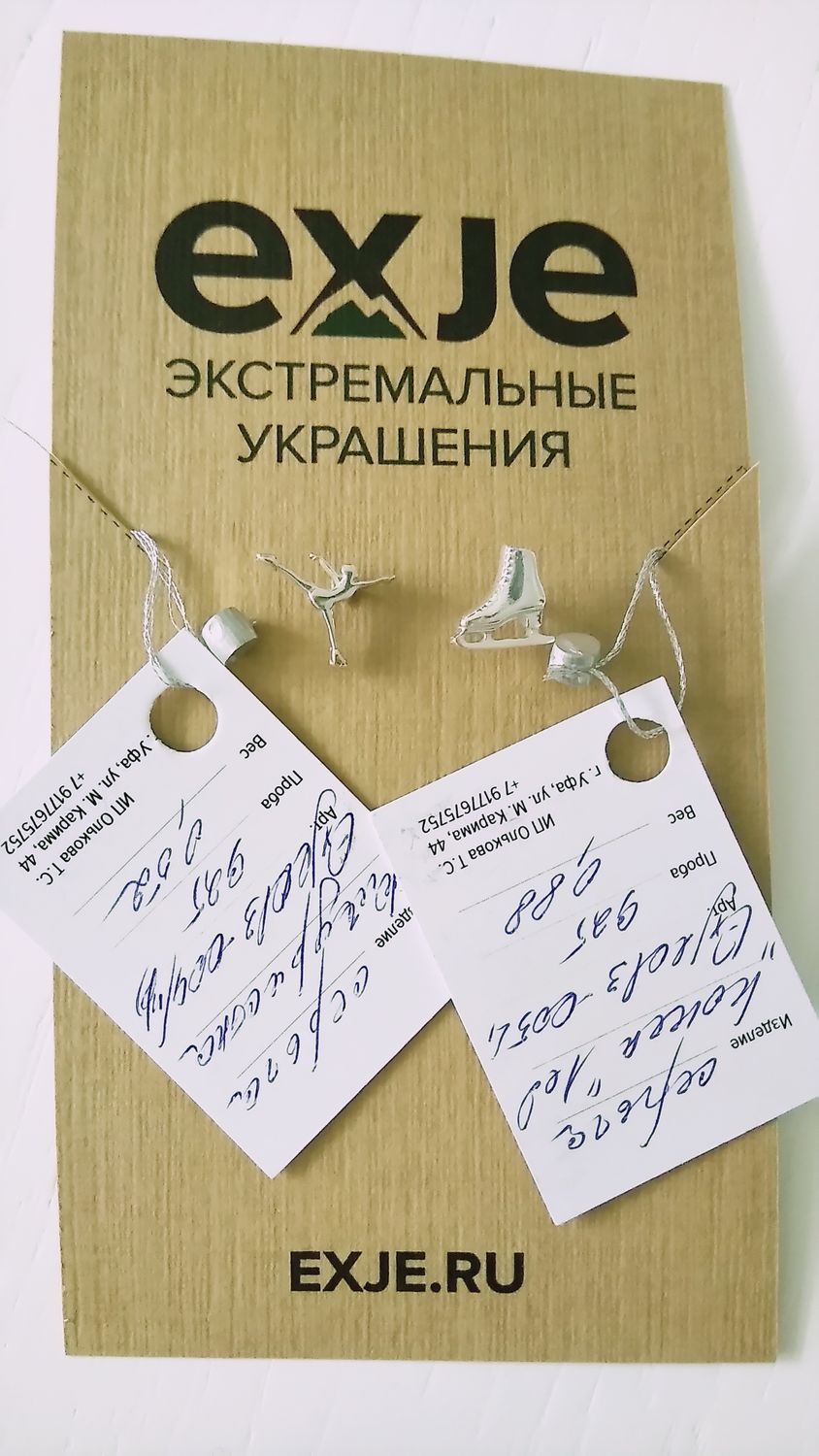 Фото №1 к отзыву покупателя Смирнова Наталья о товаре Серьга active girl «Конек»