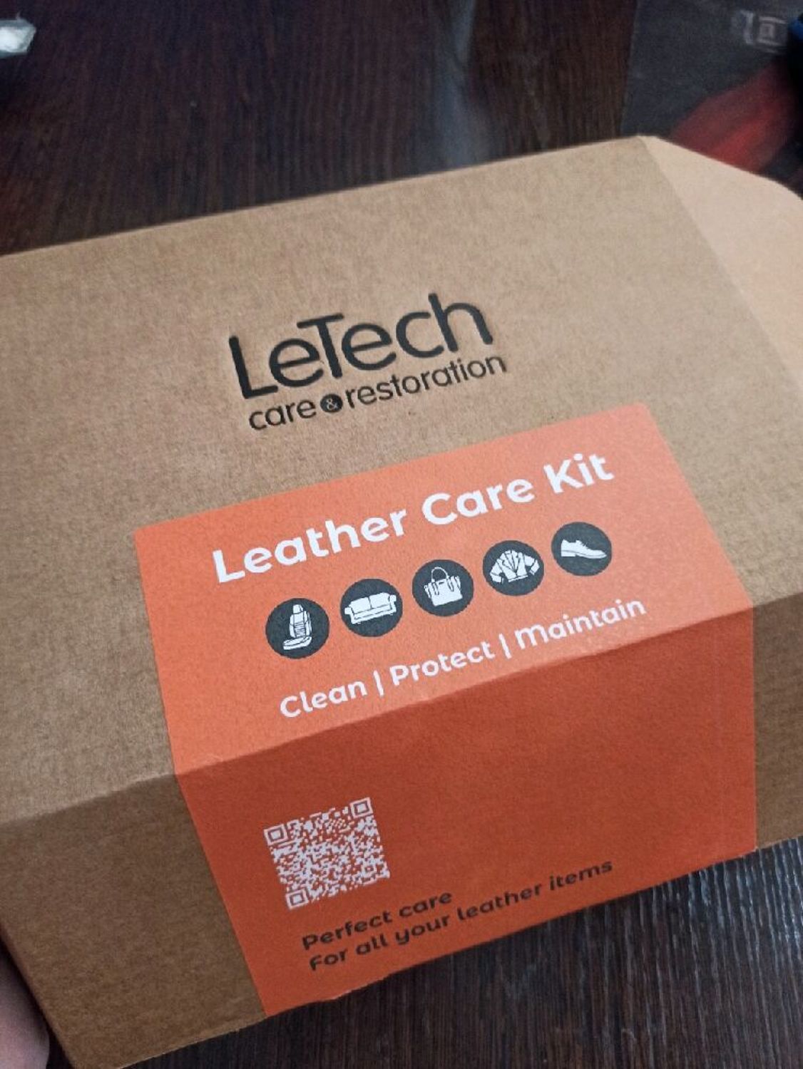 Фото №1 к отзыву покупателя Магазинчик Venteze о товаре Набор для ухода за кожей LeTech Leather Care Kit
