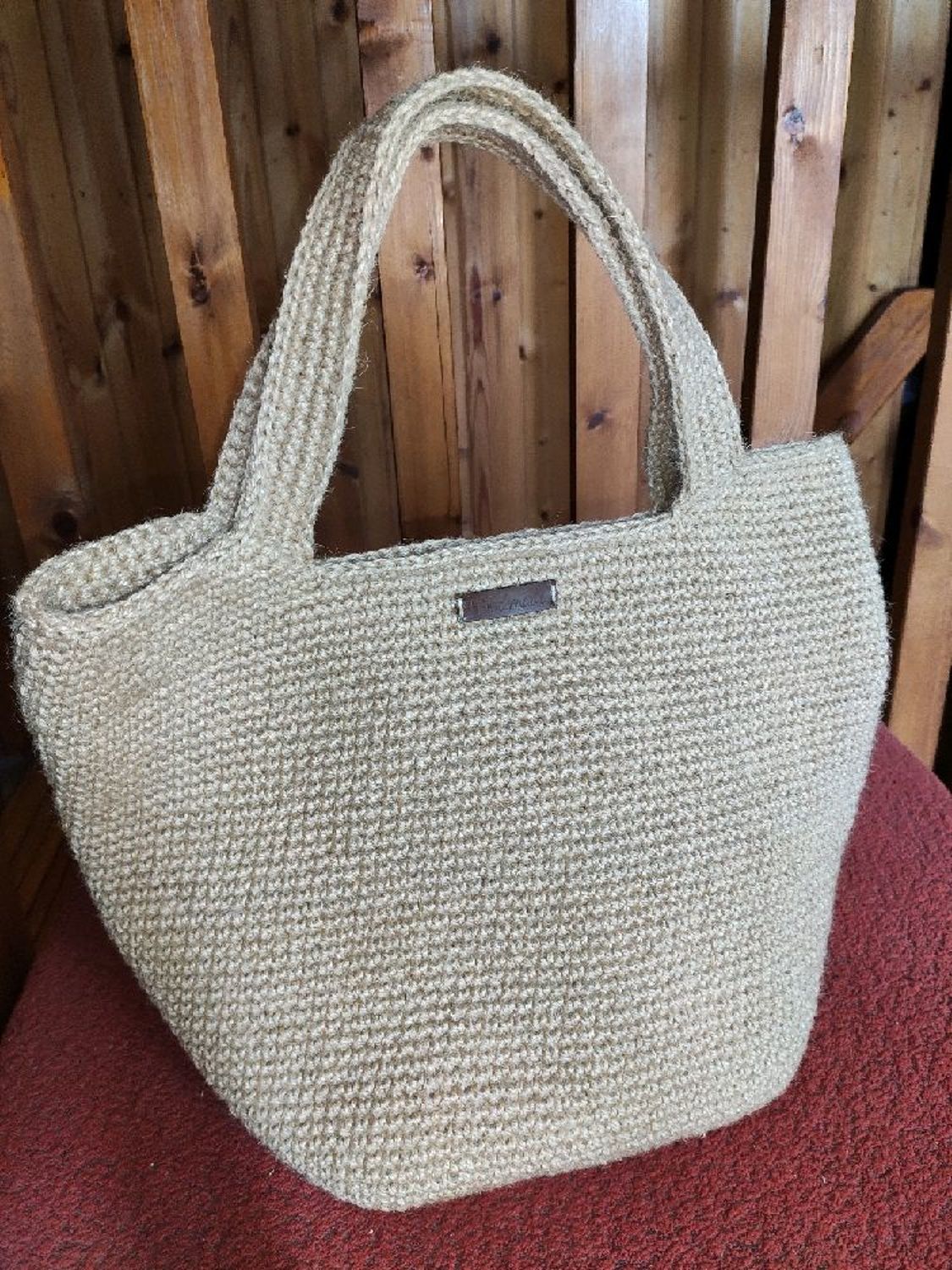 Фото №2 к отзыву покупателя Ирина о товаре Сумка-шоппер Lima standart, сумка для прогулок, пляжная сумка из джута