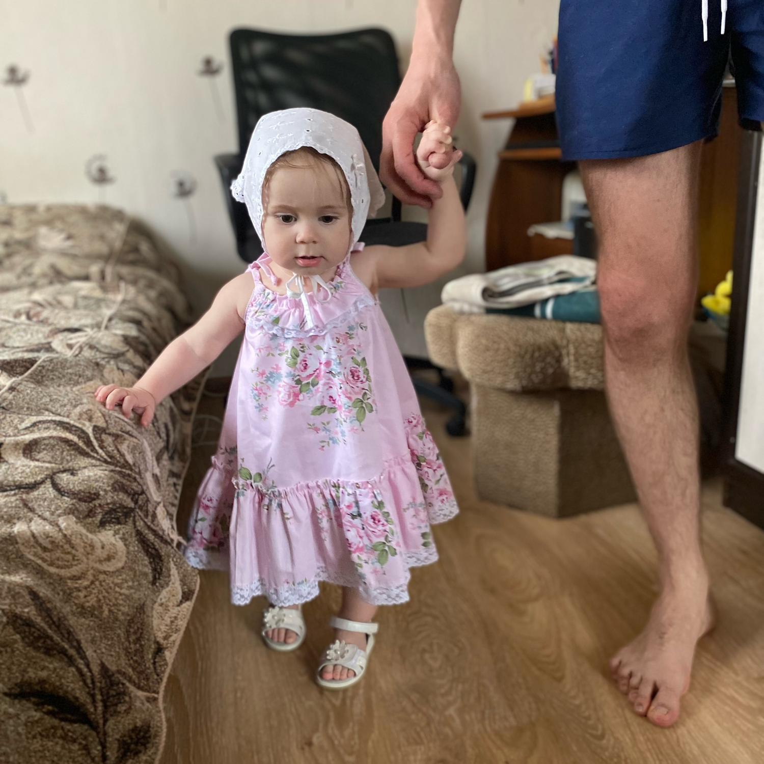 Фото №1 к отзыву покупателя Nat_knit_blog_вязаные вещи о товаре Сарафан + трусики для девочки" Весна"