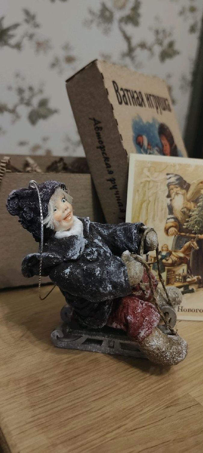 Photo №2 к отзыву покупателя Svetlana о товаре Ватная игрушка дети СССР Алёнка