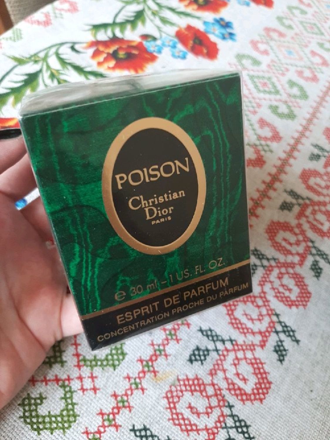 Фото №1 к отзыву покупателя Марина/ о товаре Винтаж: Духи Poison Esprit de Parfum Christian Dior 30 мл Франция Винтаж