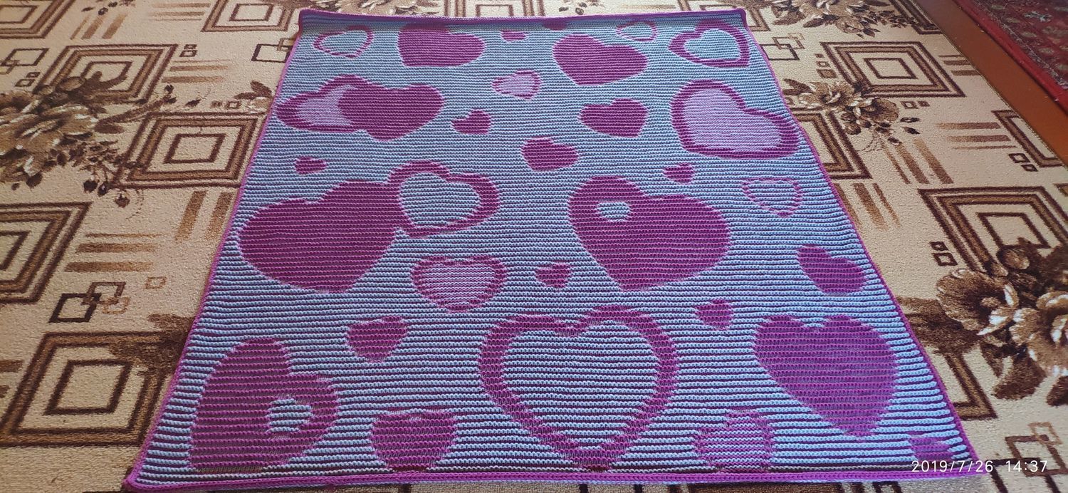 Фото №5 к отзыву покупателя Olga о товаре Плед Heart blanket (описание)