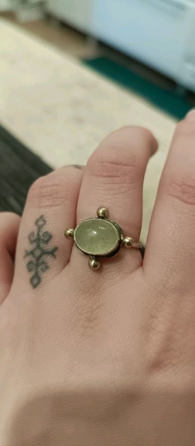 Photo №1 к отзыву покупателя Yuliya Pshenichnaya о товаре Серебряное кольцо с рутиловым кварцем