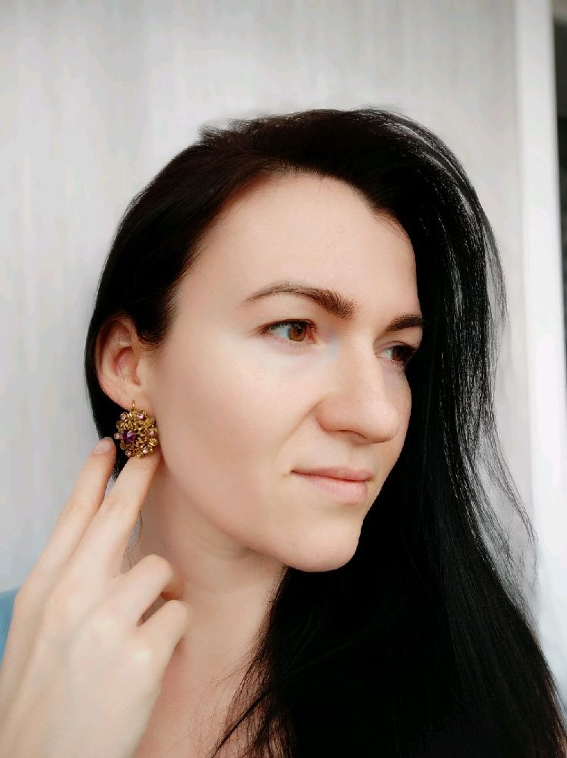 Фото №1 к отзыву покупателя Марина о товаре Винтаж: Брошь . Винтаж Чехия  . и еще 1 товар