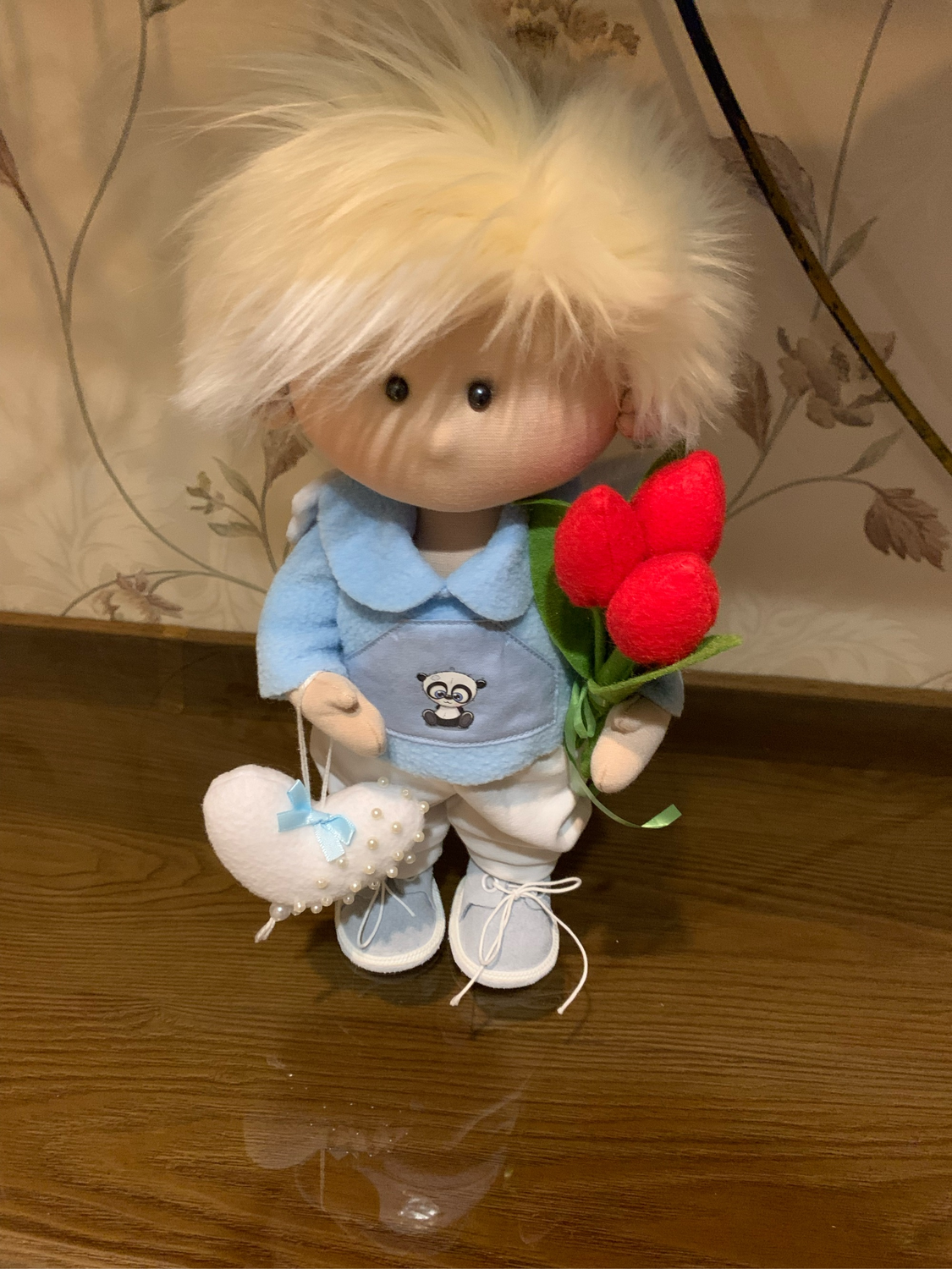 Photo №1 к отзыву покупателя Olga о товаре Интерьерная кукла: Кукла Ангел