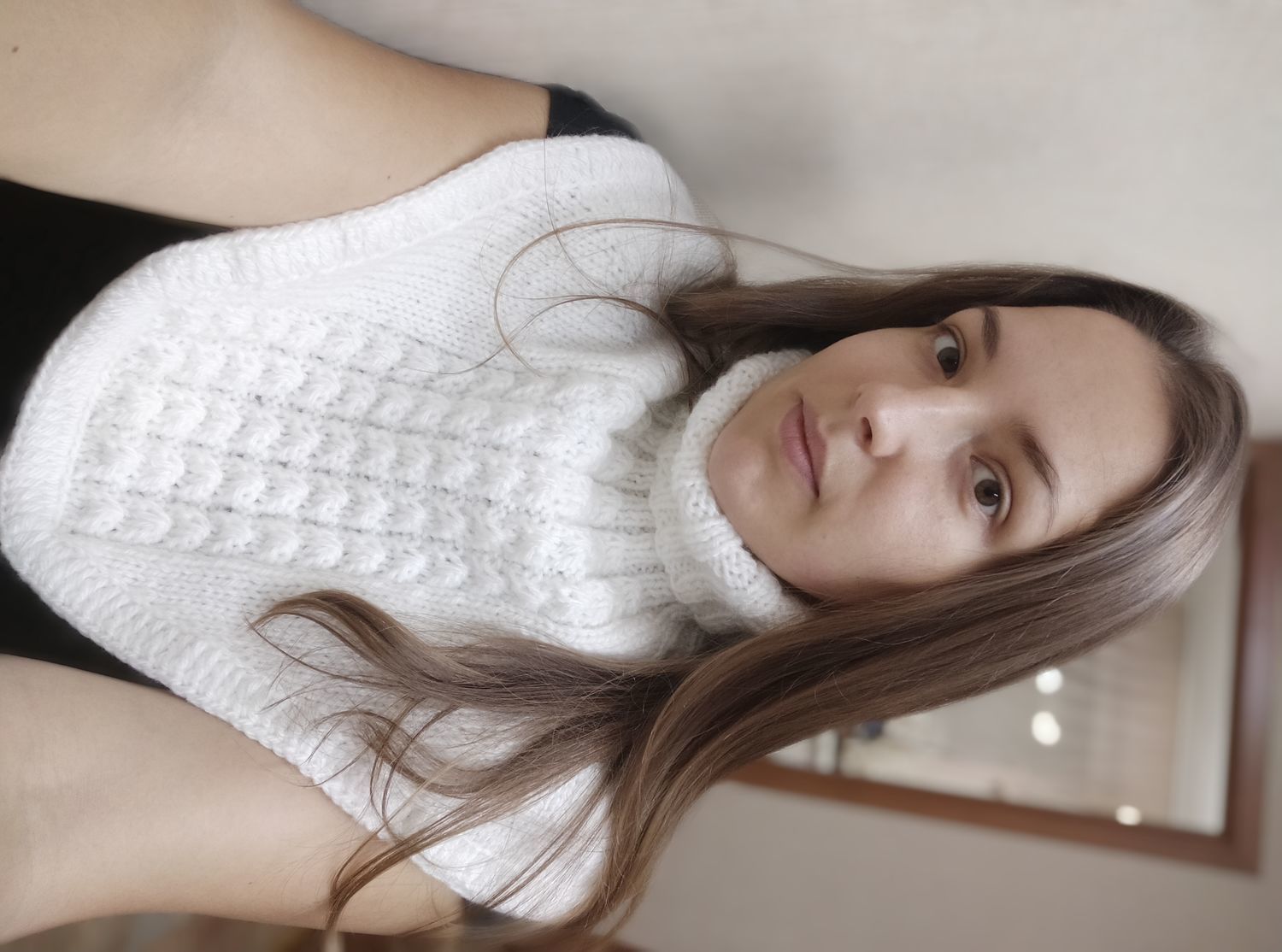 Photo №2 к отзыву покупателя Mariya о товаре Манишка вязаная, воротник вязаный and 1 more item