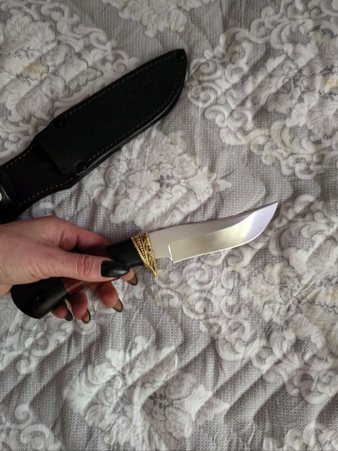 Фото №2 к отзыву покупателя Yuliya Zajtseva о товаре Охотничий нож Орлан