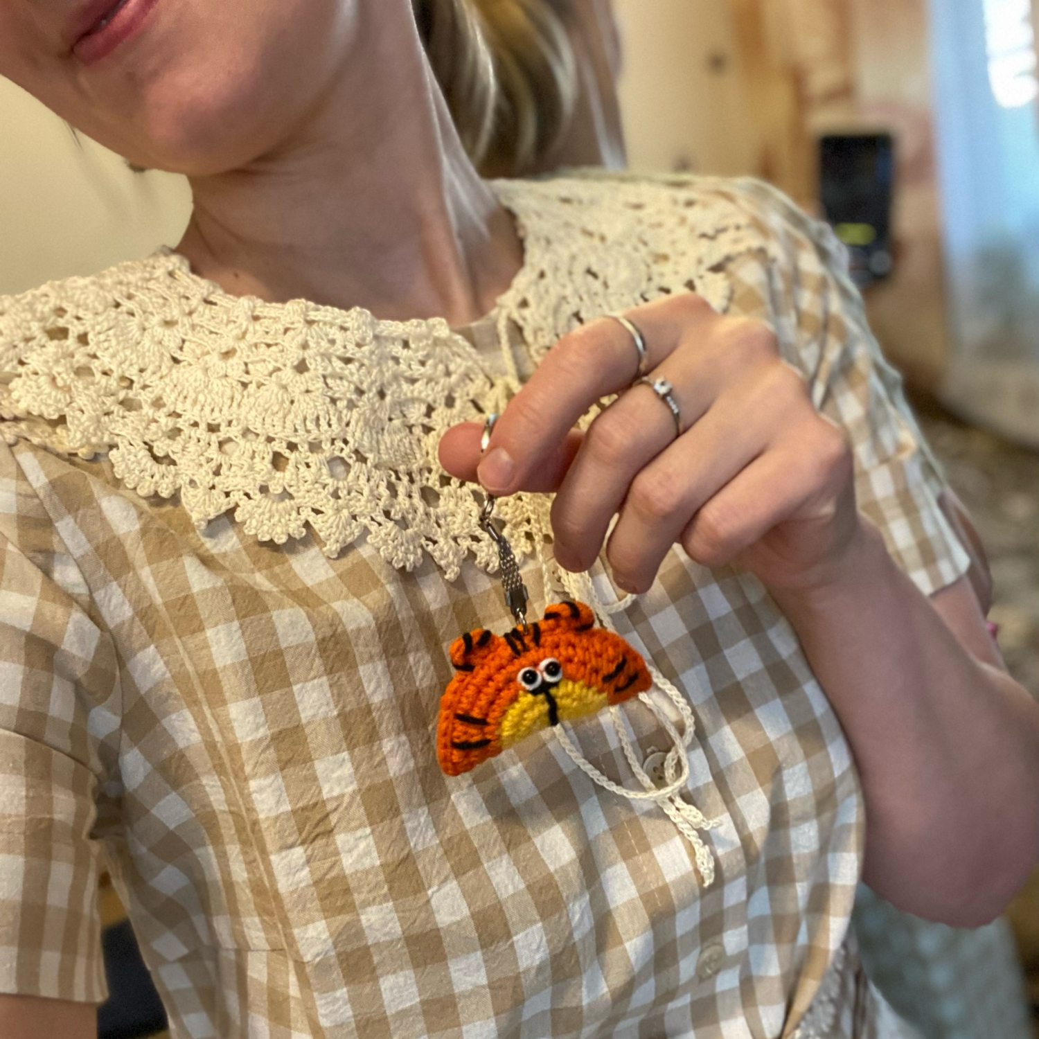 Фото №3 к отзыву покупателя Nat_knit_blog_вязаные вещи о товаре Воротнички: Сластёна Василиса