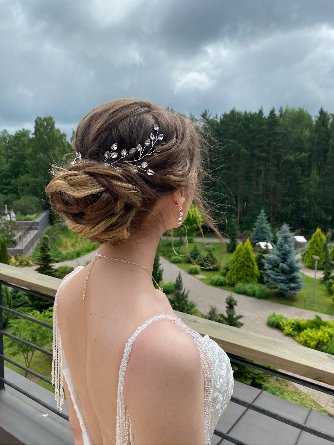 Photo №2 к отзыву покупателя Olga Larionova о товаре Свадебное украшение для волос