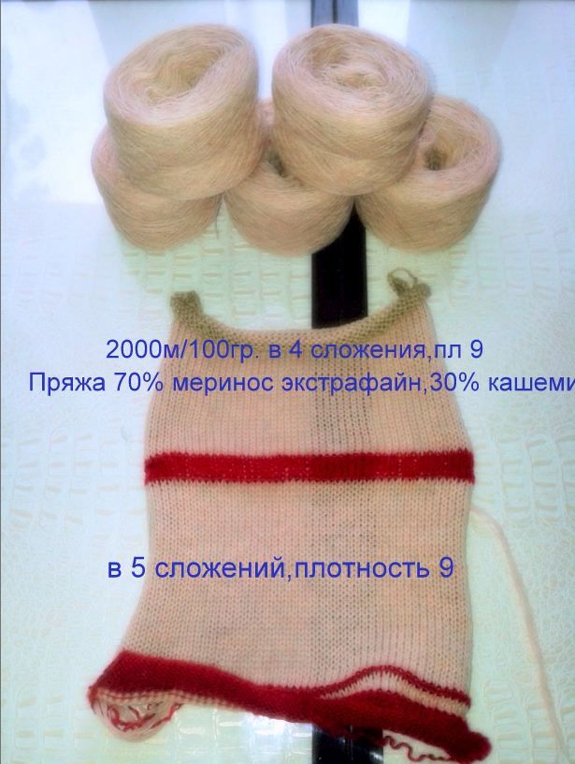 Фото №1 к отзыву покупателя РукодельницА о товаре МК джемпер "Мятный бриз"