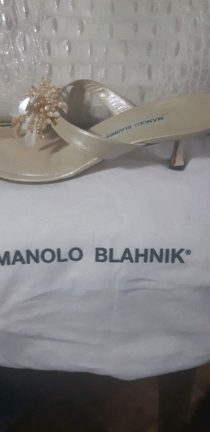 Фото №1 к отзыву покупателя Фиалка о товаре Сабо и мюли Manolo Blahnik р 37,5