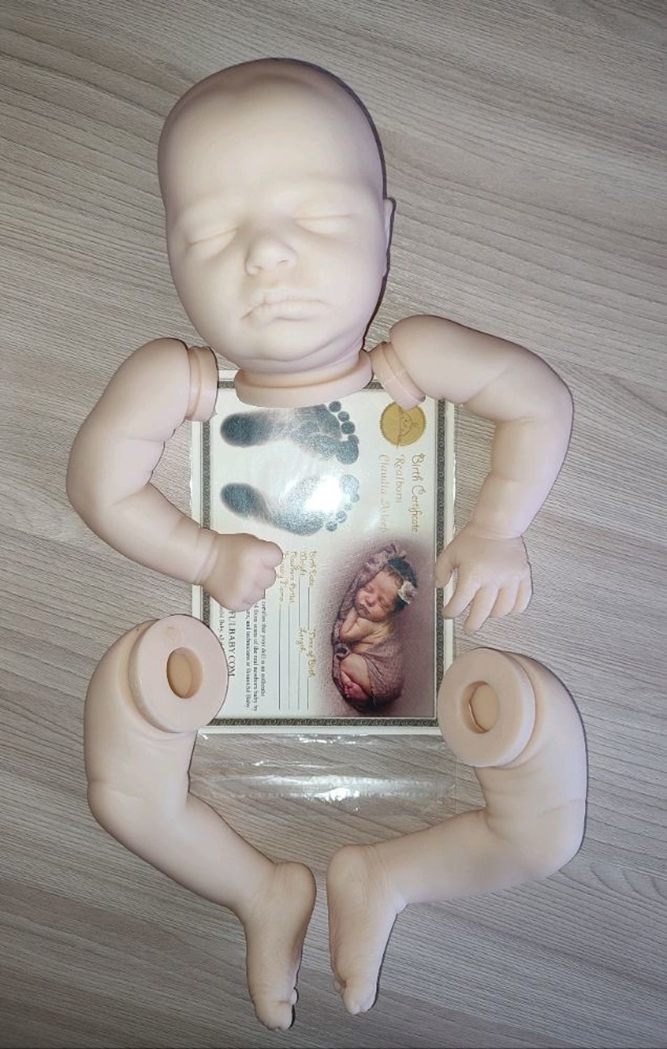 Фото №4 к отзыву покупателя Мастерская у Светланы о товаре Молд реборн Realborn Alyssa и еще 1 товар