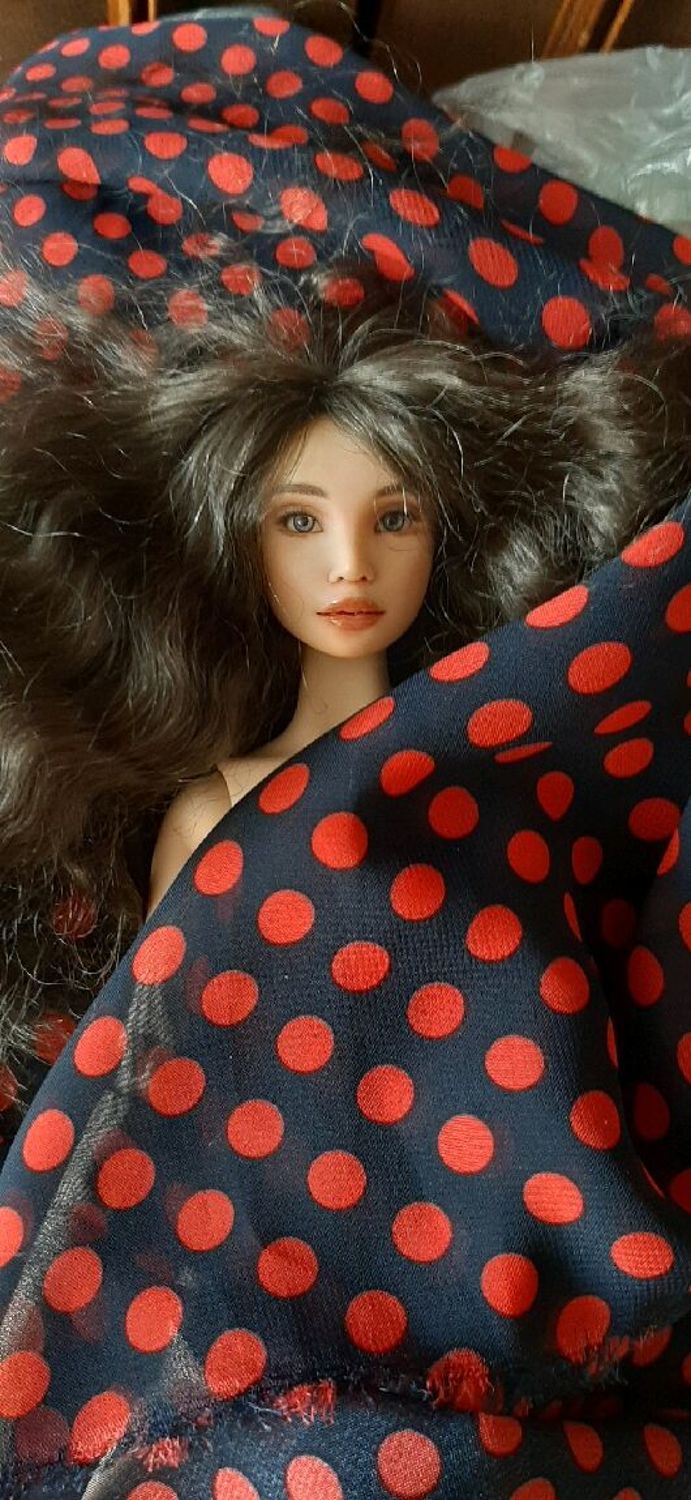 Photo №1 к отзыву покупателя Tatyana о товаре Авторская шарнирная кукла. Таня.