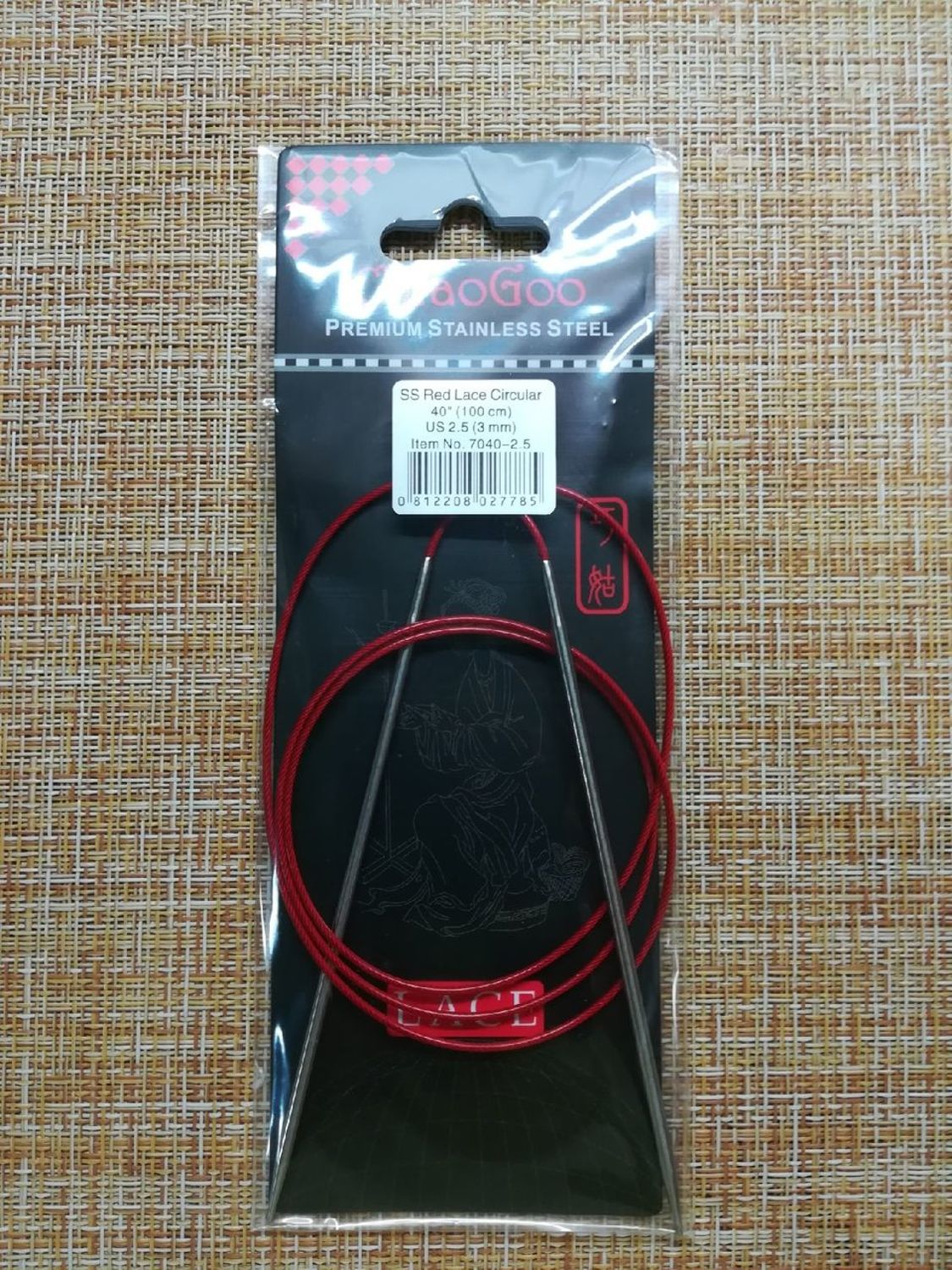Фото №1 к отзыву покупателя Надежда Подшибякина о товаре Спицы ChiaoGoo Steel Red Lace Circulars 2-3.5мм