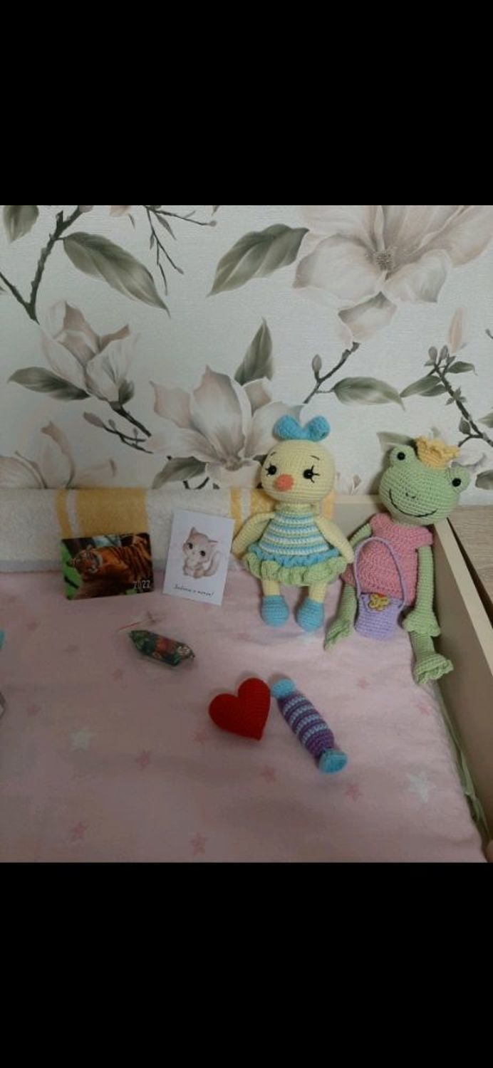 Photo №3 к отзыву покупателя Karina о товаре Царевна-лягушка. Мягкая игрушка. and 1 more item