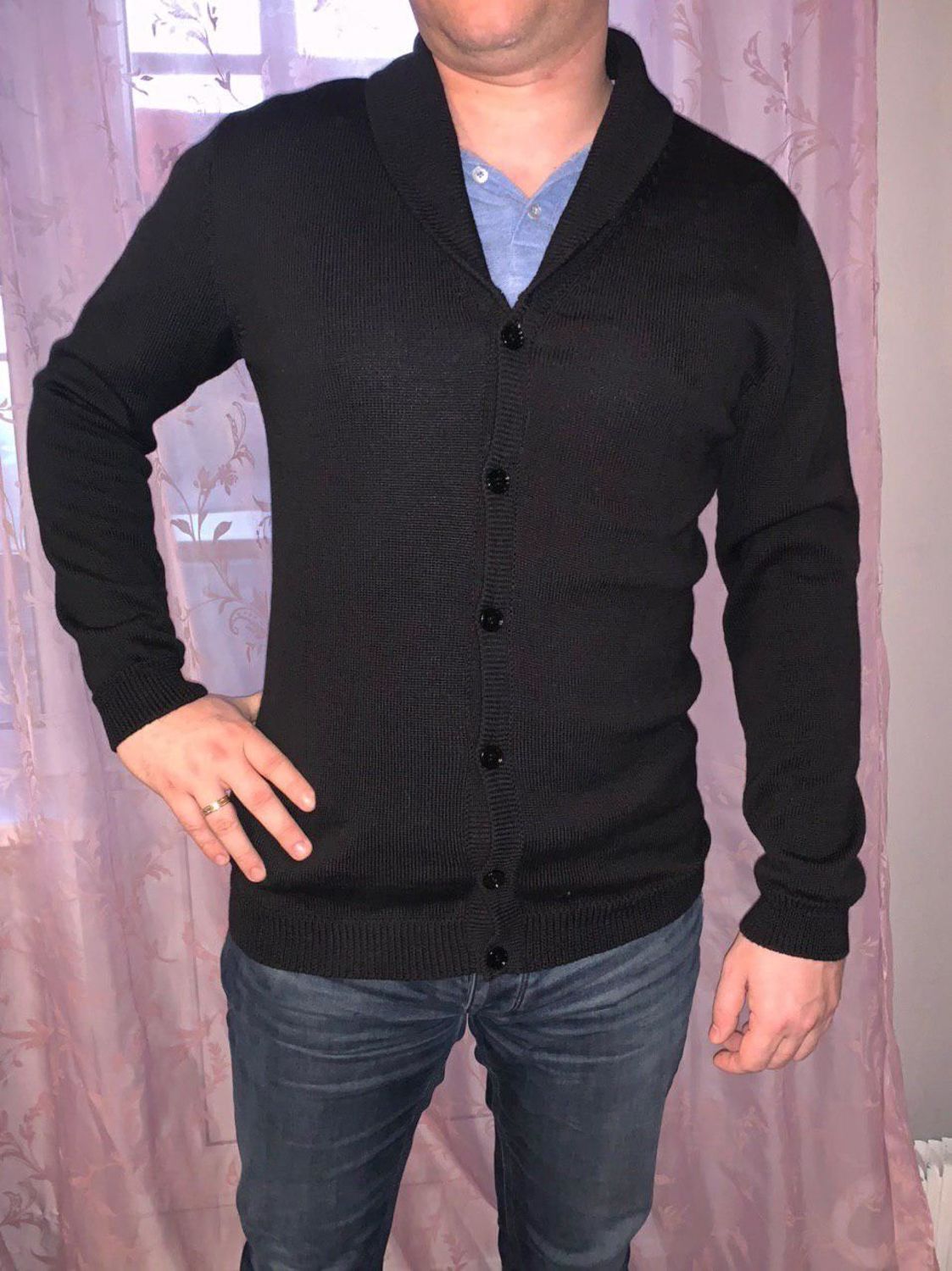 Photo №1 к отзыву покупателя Andrey Kotlov о товаре Мужской кардиган